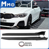 MMO Side Skirts For 2019-2025 BMW G20 G28 3-Series M Sport 3D Racing Style Side Trims