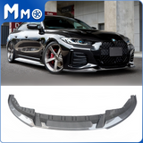 Frontlippe für BMW 4er Gran Coupé G26 i4 2022-2024 M-Sport Frontspoilerlippe Splitter 