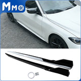 Seitenschweller für 2021–2024 BMW 4er G22 G23 G26 3D Racing Style Verlängerungspanel Splitter 