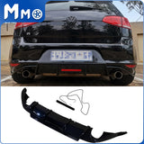 MMO Rear Diffuser with LED Light For VW Golf MK7 MK7.5