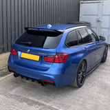 MMO Rear Roof Spoiler Wing Fit for BMW 3 Series F31 Touring Gloss Black ABS One Piece Sport Style Without Logo