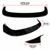 MMO Rear Roof Spoiler Wing Fit for BMW 3 Series F31 Touring Gloss Black ABS One Piece Sport Style Without Logo