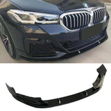 Front Lip For 2021-2023 BMW 5 Series G30 G31 Facelift M Sport Front Bumper Splitter