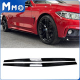 MMO MP Style Side Skirts For 2014-2020 BMW 4 Series M-Sport F32 F33 F36