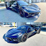 For 2020–2025 Chevy Corvette C8 Side Skirts – 5VM Style Rocker Panel Extensions