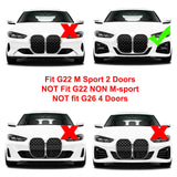 For BMW 4 Series 430i G22 G23 M Sport Coupe 2DR 2021-2025 M Performance Style Front Bumper Lip Splitter