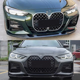 Front Lip For 2021-2025 BMW 4 Series Coupe G22 G23 M-Sport 1PC Front Bumper Lip Splitter Carbon Fibre Look