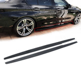 Side Skirts For 2011-2016 BMW 5 Series F10 M Sport M5 ABS Side Extension Panel Splitter