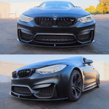 For 2015-2020 BMW F80 M3 F82 F83 M4 Performance Front Bumper Lip Splitter