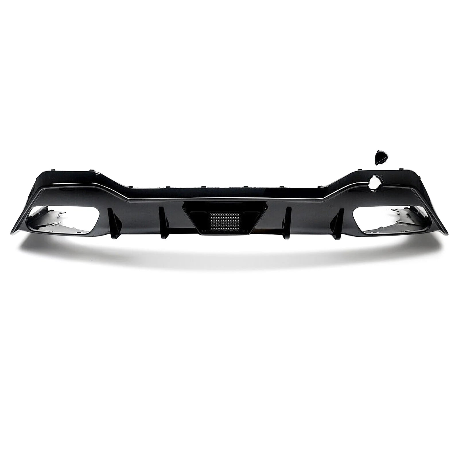 For 2018-2022 BMW 8-Series G16 Gran Coupe Four Doors M Sport Rear Diffuser with Brake Light Gloss Black