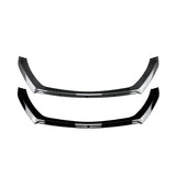 Front Lip Splitter for Seat Leon MK3.5 2017-2020 – Enhance Style and Performance Gloss Black/Carbon Fibre Look