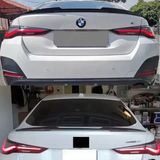 Rear Spoiler For 2022-2025 BMW 4-Series Gran Coupe G26 440i 430i I4 M50 M4 Rear Trunk Tail Wing
