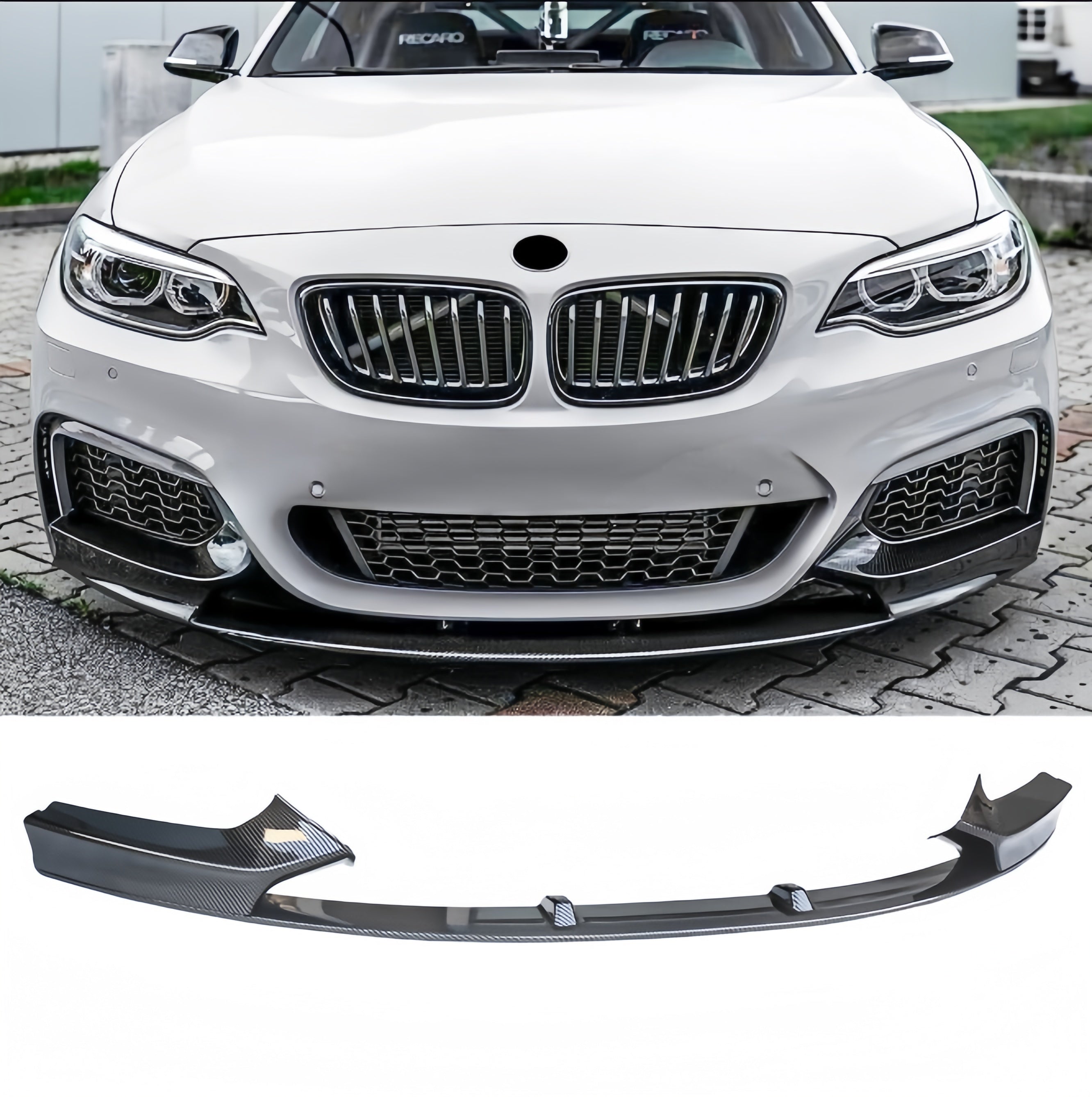 Universal Front Lip For 2014-2019 BMW 2 Series F22 F23 M
