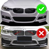 For 2012-2018 BMW F30 3-Series M Tech Front Bumper Lip 2 PCS Painted Sport Front Spoiler Lower Diffuser