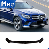 MMO Front  Lip For 16- 19 GLC Class X253 C253 Front Splitter Spoiler Lip Kit Gloss Black