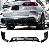 For 2019-2023 BMW X5 G05 M-Sport Rear Diffuser ABS 3PCs