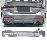 For 2020-2024 BMW 4 Series G22 G23 M-Sport Rear Diffuser ABS Carbon Fiber Look