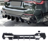 For 2020-2024 BMW 4 Series G22 G23 M-Sport Rear Diffuser ABS