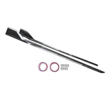 For 2019-2023 BMW G05 X5 M-Sport Side Skirts Extension Bottom Line Gloss Black Carbon Fibre Look