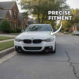 Für 2013–2018 BMW 3er F30 F31 F35 NON M-Sport Frontlippe Splitter passend für Sportline 