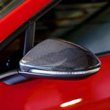MMO For Golf 7 Mk7 7.5 Gtd R L E-Golf Rearview Side Wing Mirror Cover Carbon Fibre