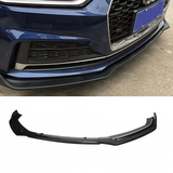 For 2017 2018 Audi A5 B9 Front Bumper Lip Splitter Spoiler Body Kit Gloss Black