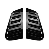 MMO For 2x Glossy Shutter Window Louver Vent Cover Trim For VW GOLF MK7 7.5 GTI R GTD