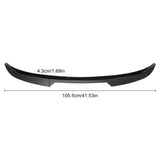 Rear Spoiler For Ford Fiesta MK7 MK7.5 ST ST Line 2008-2017 Rear Extension Lip Gloss Black