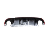 MMO For 2014-2017 Infiniti Q50 Rear Diffuser ABS Painted Lower Valance