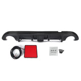 MMO For 2014-2017 Infiniti Q50 Rear Diffuser ABS Painted Lower Valance