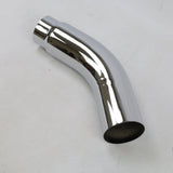 DIESEL EXHAUST CHROME TURNDOWN ELBOW TIP 4" Inch INLET 5" OUTLET 23" LONG