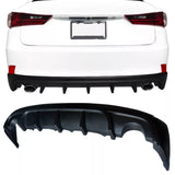 Rear Diffuser For 2014-2016 Lexus IS250 IS350 IS200t Rear Bumper Lip Spoiler Splitter Matte Black