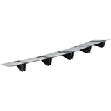 MMO Rear Diffuser For Audi A3 A4 A5 S4 S3 10 Fins Bumper Splitter Spoiler Black Set