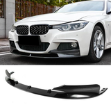 Front Lip For BMW F30 3-Series 2012-2018 M Sport Front Bumper Lip Splitter Carbon Fibre Look