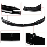 Front Lip For BMW F30 3-Series 2012-2018 M Sport Front Bumper Lip Splitter Matte black