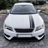 Front Lip Splitter for Seat Leon MK3.5 2017-2020 – Enhance Style and Performance Gloss Black