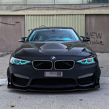 For 2013-2018 BMW 3 Series F30 F31 F35 NON M-Sport Front Lip Splitter Gloss Black