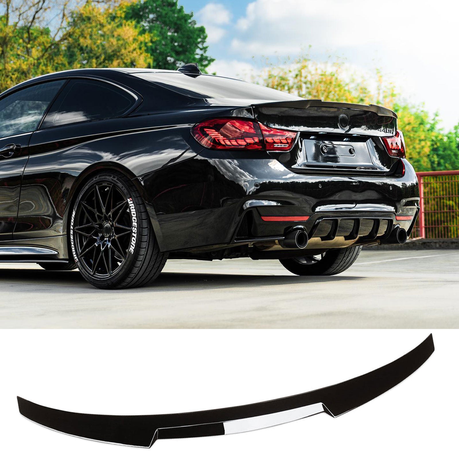 Rear Spoiler For 2014-2020 BMW 4 Series F32 F82 M4 Coupe 2DR Rear Trunk Wing