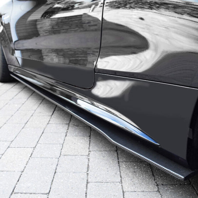For 2015-2021 Benz C-Class W205 C300 C43 C63 AMG Side Skirts